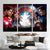Iron Man vs Captain America (3 Panel) Avengers Wall Art