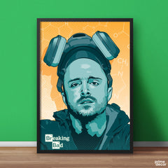 Jesse Pinkman Duotone Breaking Bad | Movie Poster Wall Art - Prime Décor