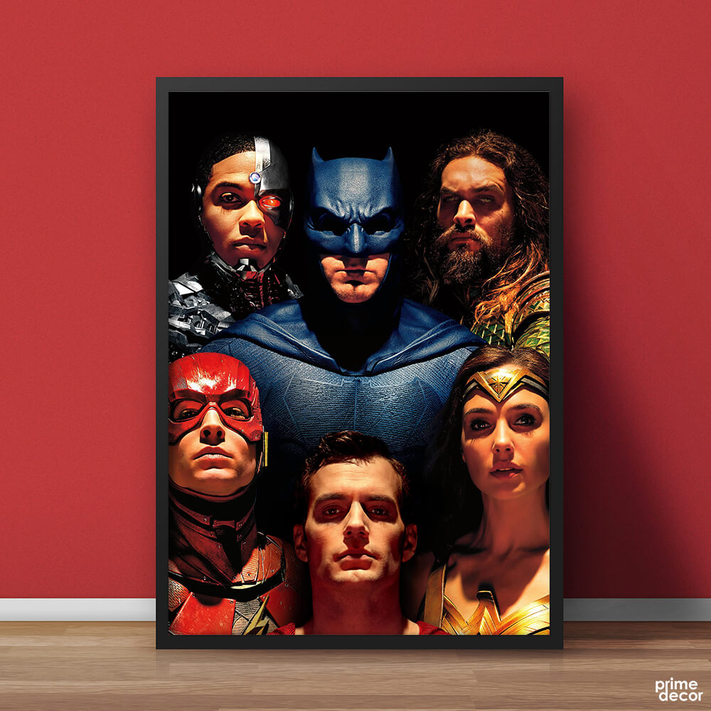 Justice League Heroes | Movie Wall Art - Prime Décor