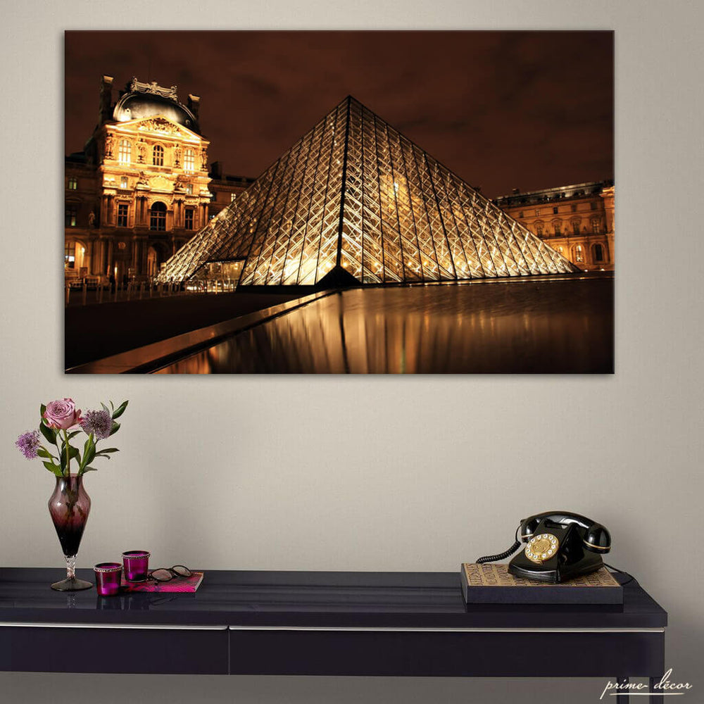 Louvre Museum Paris (Single Panel) Architecture Wall Art - Prime Décor
