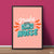 Make Some Noise Peach Typography | Office Poster Wall Art