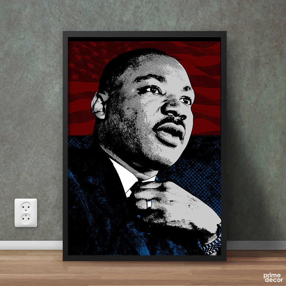 Martin Luther King | Figures Poster Wall Art - Prime Décor