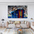 Messi Holding his No 10 Shirt (3 Panel) Sports Wall Art