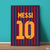 Messi Shirt Number 10 Fifa Football Style | Sports Poster Wall Art