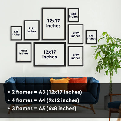 Yellow Tone Mid Century Modern Design (9 Panel) Nordic Wall Art - Prime Décor