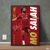 Mo Salah Signature Liverpool Football Club | Fifa Sports Poster Wall Art