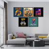 Motorcycle Passion Collection (5 Panel) Bikes Wall Art
