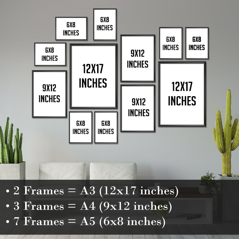 Movie Mix Vol-01 Wall Décor Setup (12 Panel) Movie Wall Art - Prime Décor
