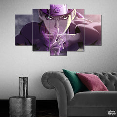 Naruto Uzumaki Purple Light (5 Panel) Anime Wall Art On Sale - Prime Décor
