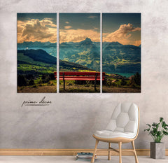 Natural Scenery Mountain Range (3 Panel) Wall Art - Prime Décor