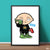 New Phone Who Dis Stewie Griffin | Funny Poster Wall Art