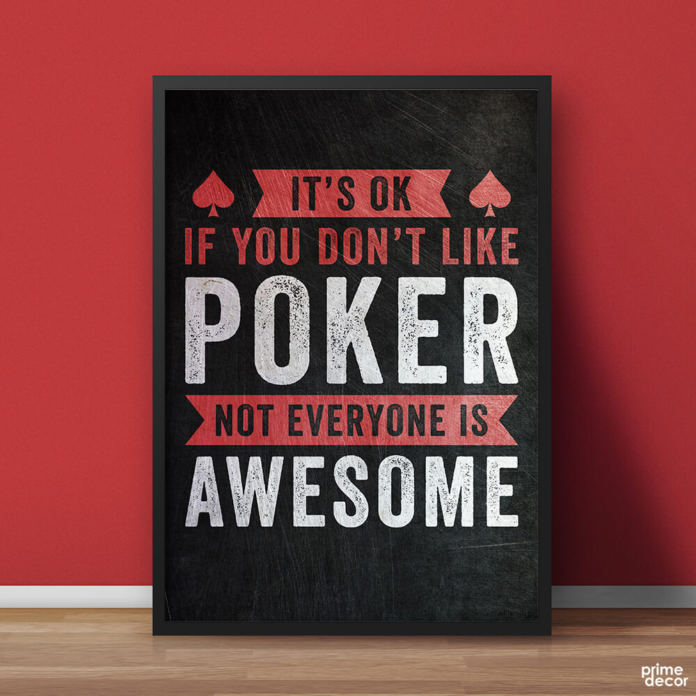 Not Everyone is Awesome | Motivational Poster Wall Art - Prime Décor