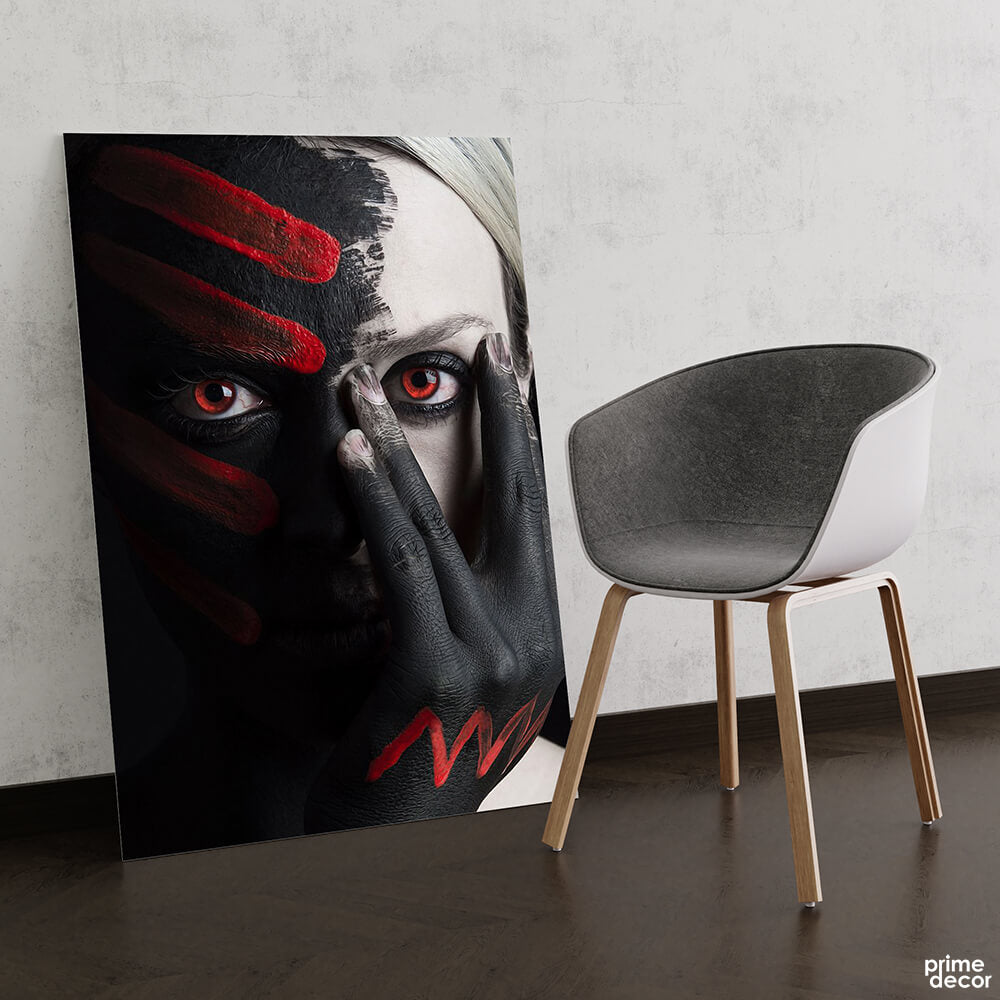 Passion in Red Strokes (Single Panel) Fashion Wall Art On Sale - Prime Décor