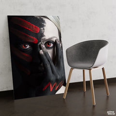 Passion in Red Strokes (Single Panel) Fashion Wall Art On Sale - Prime Décor