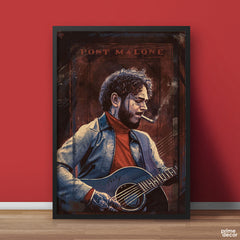 Post Malone Fan Art | Music Poster Wall Art On Sale - Prime Décor