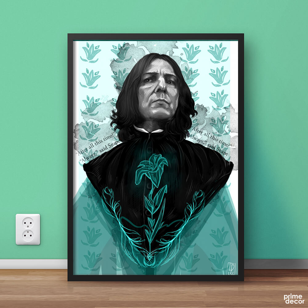 Professor Severus Snape Harry Potter | Movie Poster Wall Art - Prime Décor