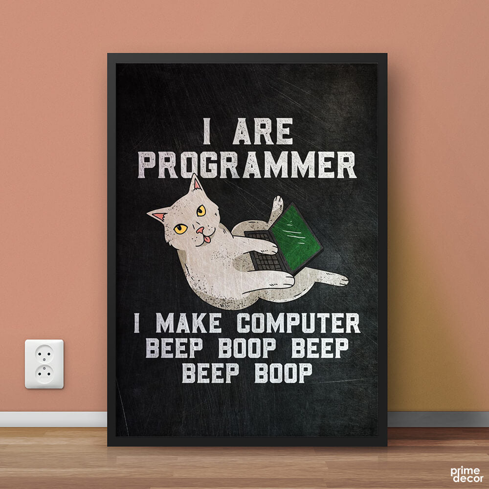 Programmer Life | Funny Poster Wall Art – Prime Décor