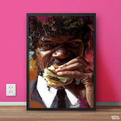 Pulp Fiction Hamburger | Movie Poster Wall Art - Prime Décor