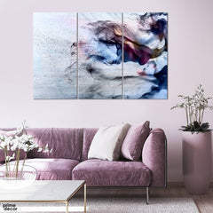 Purple Haze (3 Panel) Abstract Wall Art - Prime Décor