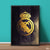 Real Madrid C.F Black Gold Fifa Football Design | Sports Poster Wall Art