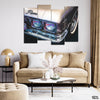 Rivera Headlights (4 Panel) Cars Wall Art