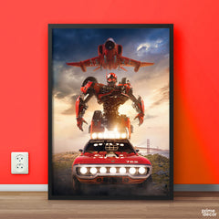 Shatter Transformer from Bumblebee 2018 | Movie Poster Wall Art - Prime Décor