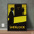 Sherlock Black & Yellow | Movies Poster Wall Art
