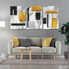 Simple Abstract Geometric Pattern (3 Panel) Nordic Wall Art