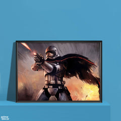 Star Wars Stormtrooper Shooting | Movie Poster Wall Art - Prime Décor