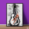 Supro Electric Rock Guitar Thunder Artwork | Music Poster Wall Art