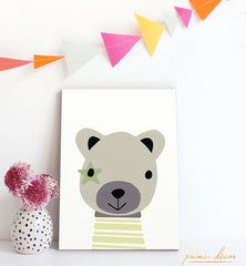 Teddy Bear Nursery Poster Wall Art - Prime Décor