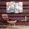 The Cherry Blossom (4 Panel) Floral Wall Art