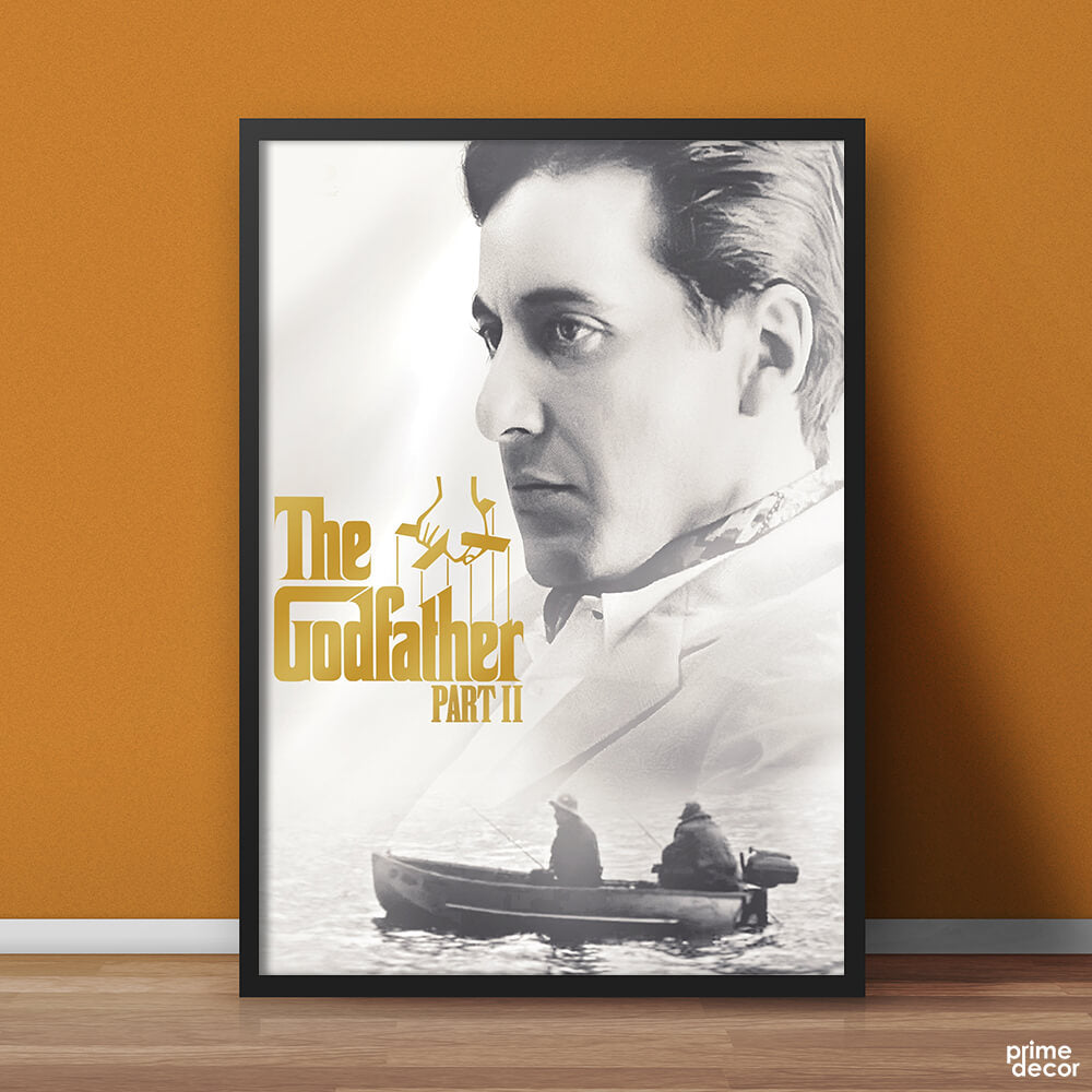 The Godfather Part 2 Blueray Design | Movie Poster Wall Art - Prime Décor