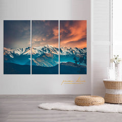 The Snowie (3 Panel) Landscape Wall Art - Prime Décor