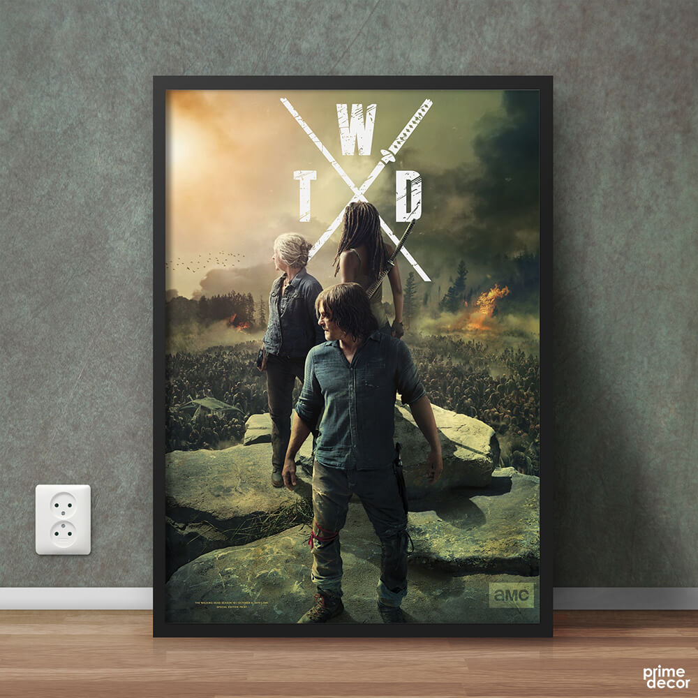The Walking Dead AMC | Movie Poster Wall Art - Prime Décor