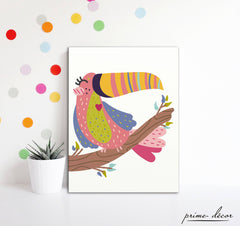 Toucan Tropical Bird Nursery Poster Art - Prime Décor