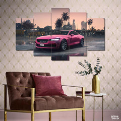 Vulcar Hachura R GTA V (5 Panel) Cars Wall Art - Prime Décor