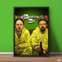Walter & Jesse Breaking Bad | Movie Poster Wall Art - Prime Décor