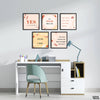 Yes You Can Do This Motivational Typography (5 Panel) Office Wall Art