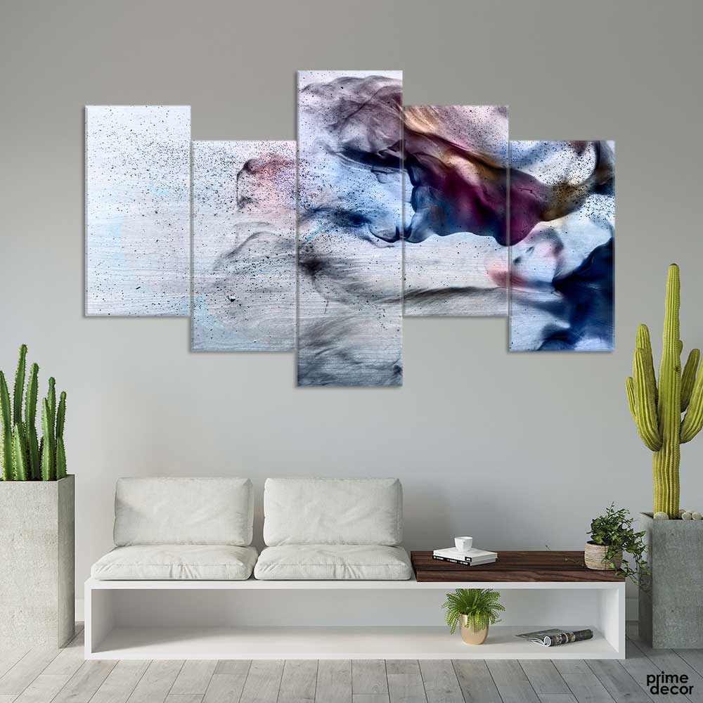 Abstract Art Material (5 Panel) | Abstract Wall Art – Prime Décor