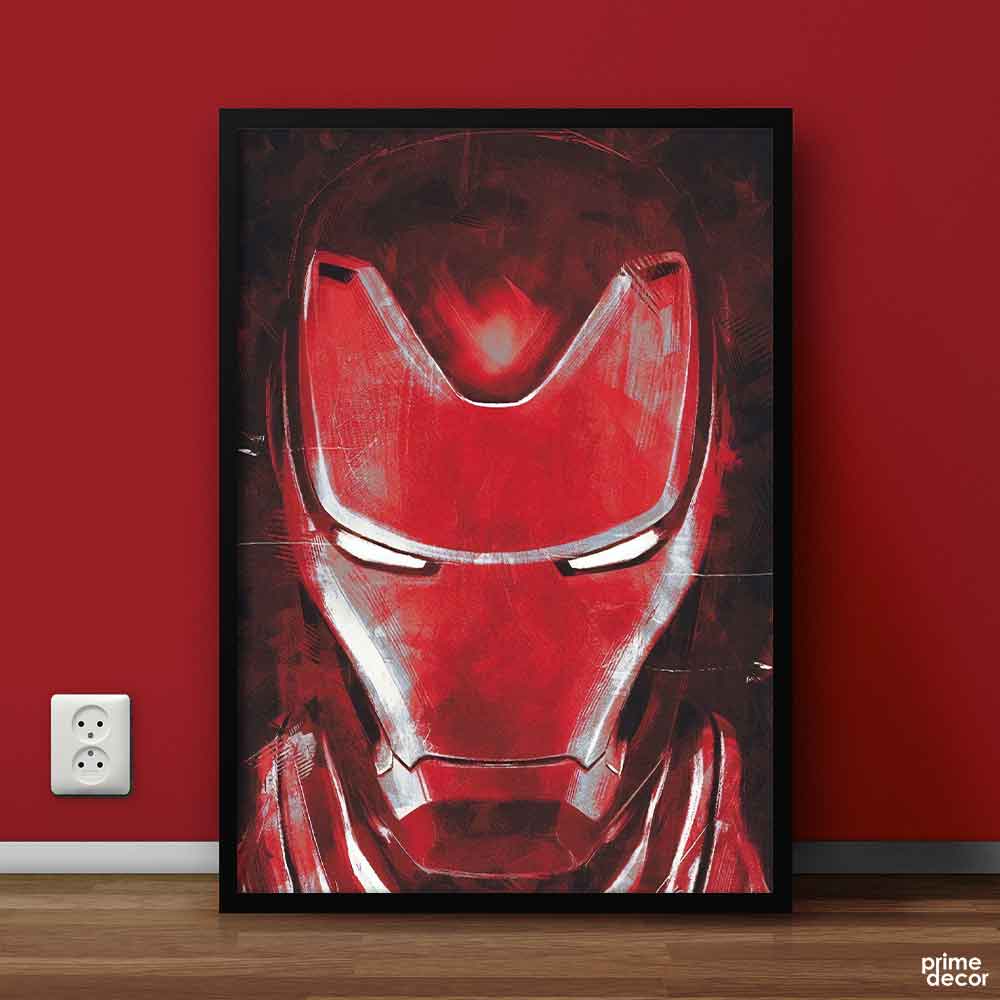 Avengers Iron Man Art | Movie Poster Wall Art - Prime Décor