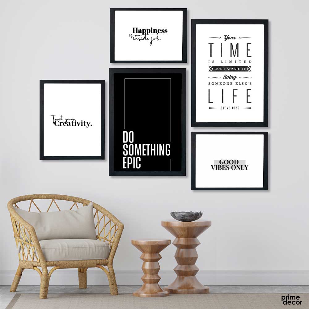 Do Something Epic (5 Panel) Motivational Wall Art - Prime Décor