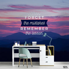 Remember the Lesson | Motivational Wallpaper Mural - Prime Décor