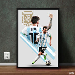 Lional Messi AFA | Sports Wall Art - Prime Décor