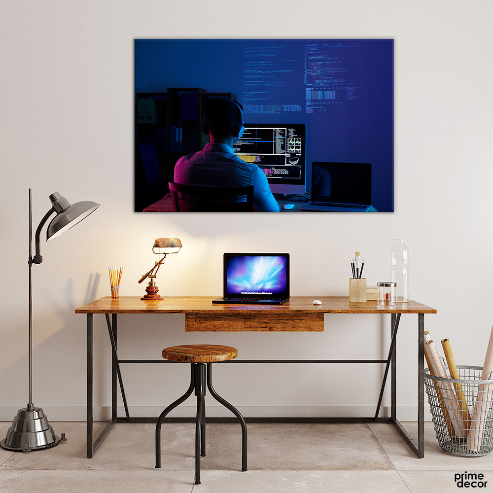 Rare View Programmer (Single Panel) | Tech Wall Art – Prime Décor