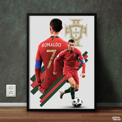 Cristiano Ronaldo Football Player  | Sports Wall Art - Prime Décor