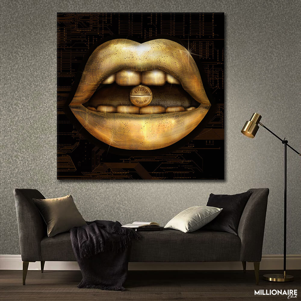 Gold Lips - Prime Décor