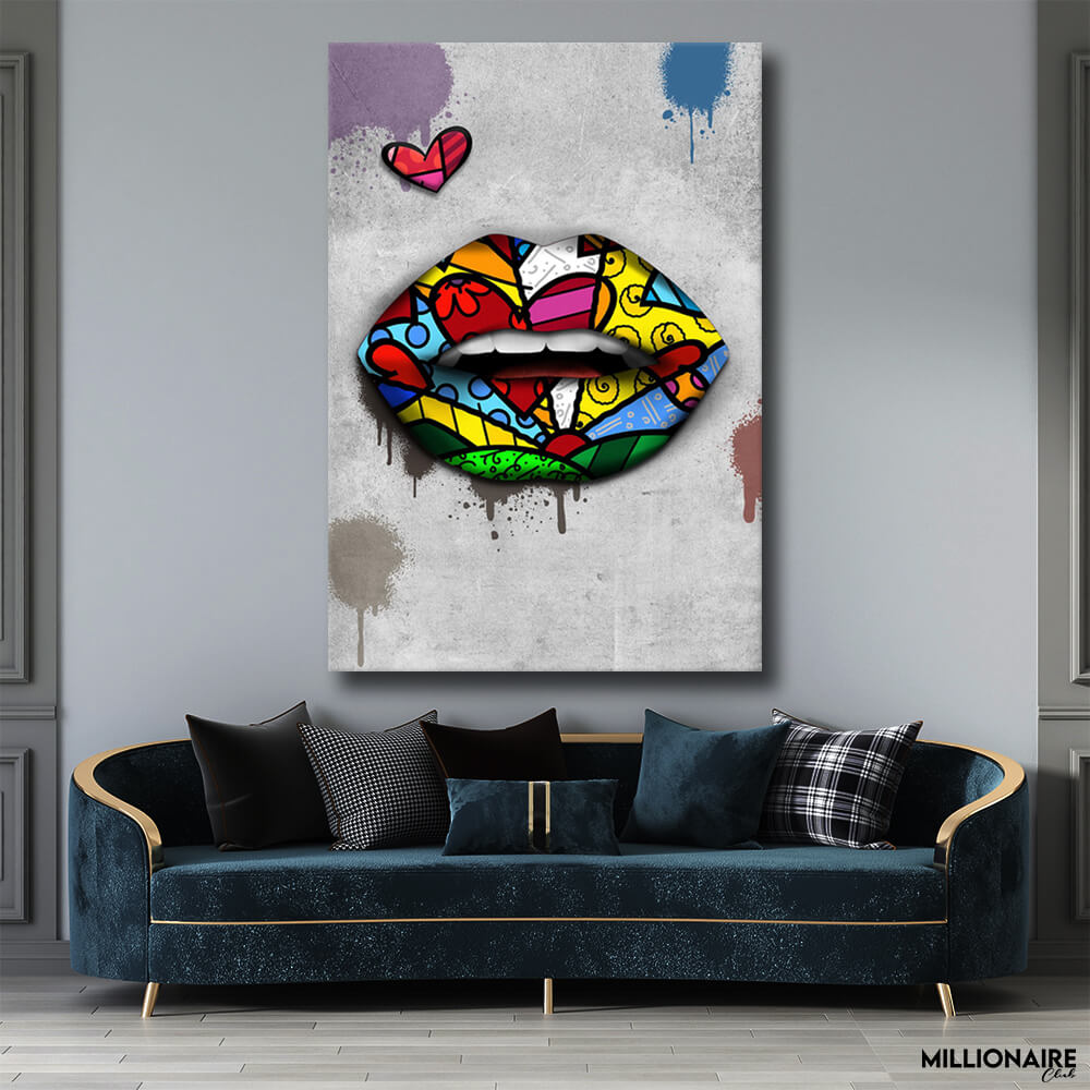 Lips Graffiti - Prime Décor