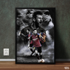 Black and White Messi | Sports Poster Wall Art