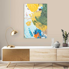 Creamy Textured Mixed Colors (Single Panel) Abstract Art - Prime Décor